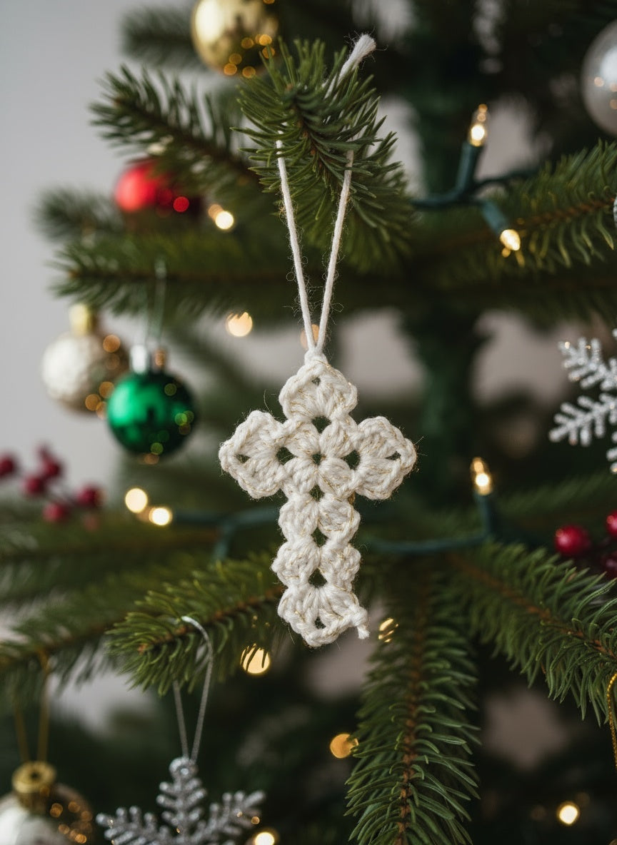 Christmas Tree Ornament - Cross Add-On